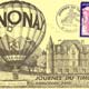 Montgolfière, 1996 : Carte postale timbrée, 1er jour