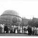 Fête Montgolfier 1933 (21) : Gonflement dun ballon, place du Champ de Mars